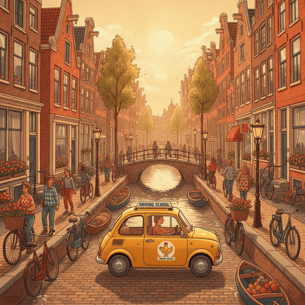 KipRij auto in Amsterdam